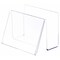 Plymor Clear Acrylic Deluxe Postcard Holder & Display (Horizontal), 6" W x 4.25" D x 4.5" H